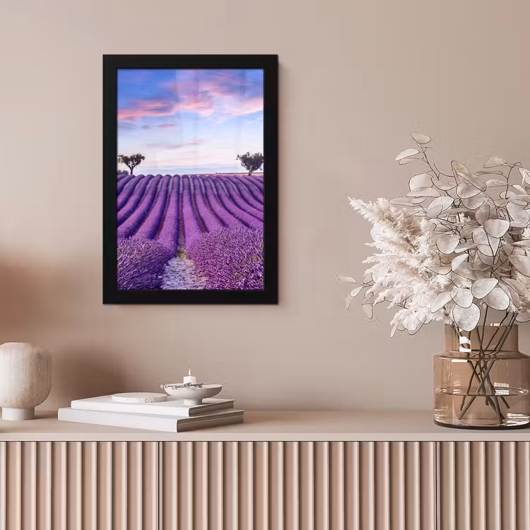 Lavendel - Natuur - Paars - Bomen - Bloemen fotolijst zwart zonder passe partout klein -sfeer5