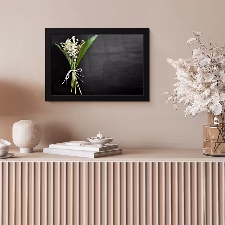 bloemen-5-1-1 fotolijst zwart zonder passe partout klein -sfeer5