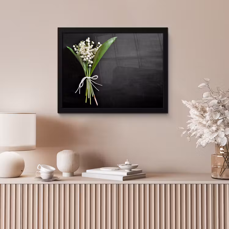 bloemen-5-1-1 fotolijst zwart zonder passe partout klein -sfeer5