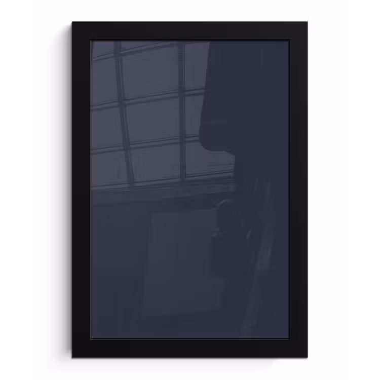 Midnight - Swing - Blauw fotolijst zwart zonder passe partout klein 224 -3d