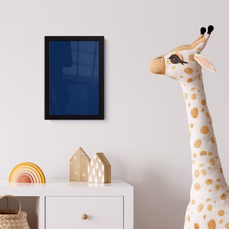 Midnight - Navy - Blauw fotolijst zwart zonder passe partout klein 224 -usfeer4_kinderkamer