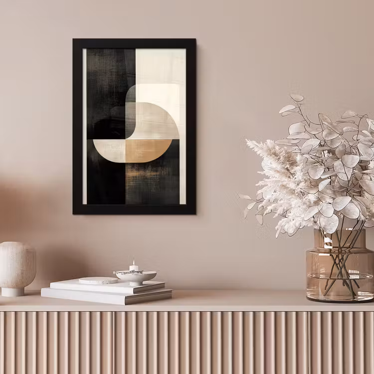 Modern - Vierkant - Vormen fotolijst zwart zonder passe partout klein -sfeer5