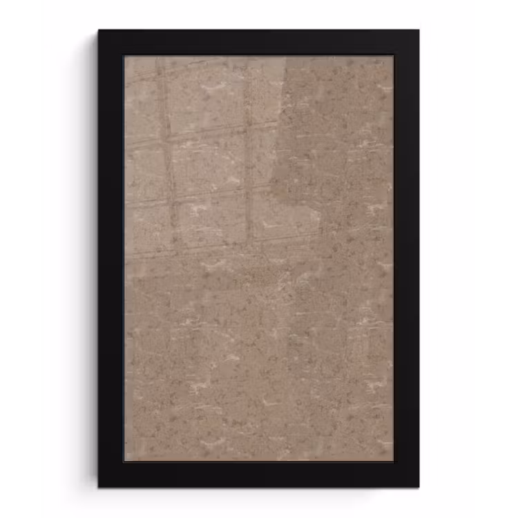 Patroon - Kalksteen - Beige fotolijst zwart zonder passe partout klein 224 -3d
