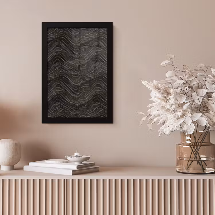 Patroon - Contrast - Antraciet fotolijst zwart zonder passe partout klein 224 -sfeer5