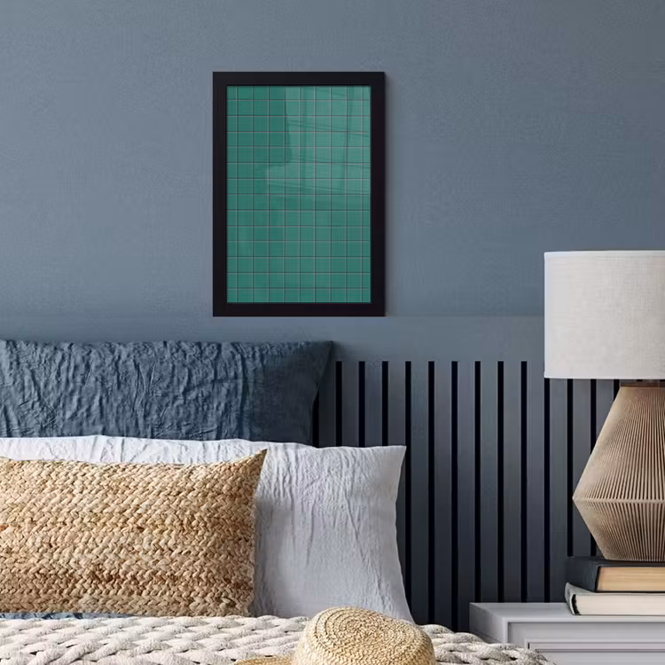 Patroon - Patroon - Smaragd fotolijst zwart zonder passe partout klein 224 -sfeer3
