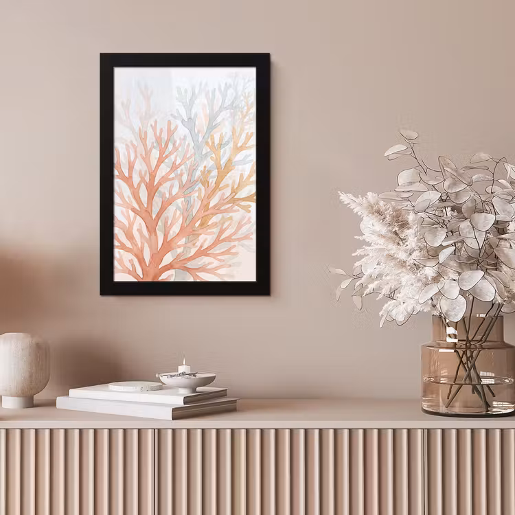 Natuur - Abstract - Aquarel - Organisch - Warm fotolijst zwart zonder passe partout klein -sfeer5