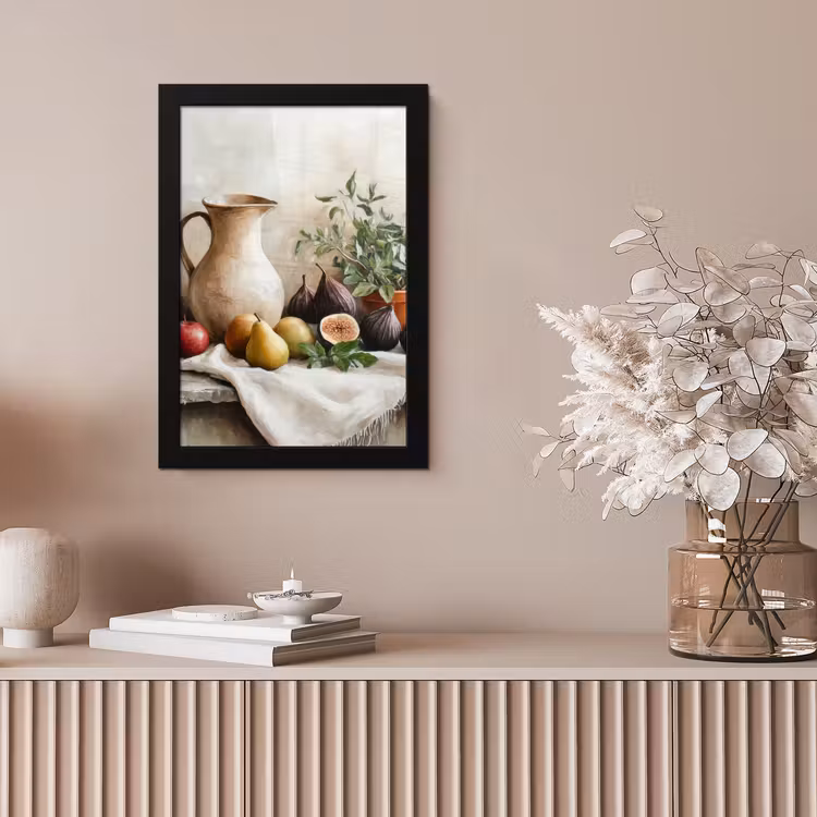 Fruit - Kruiden - Landelijk fotolijst zwart zonder passe partout klein -sfeer5