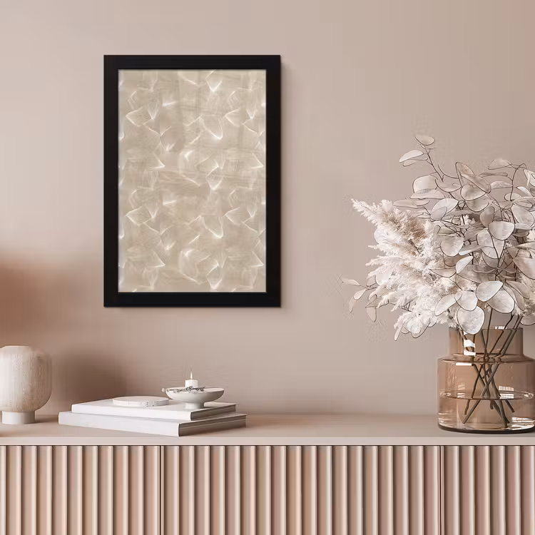 Organisch - Textuur - Beige fotolijst zwart zonder passe partout klein 224 -sfeer5