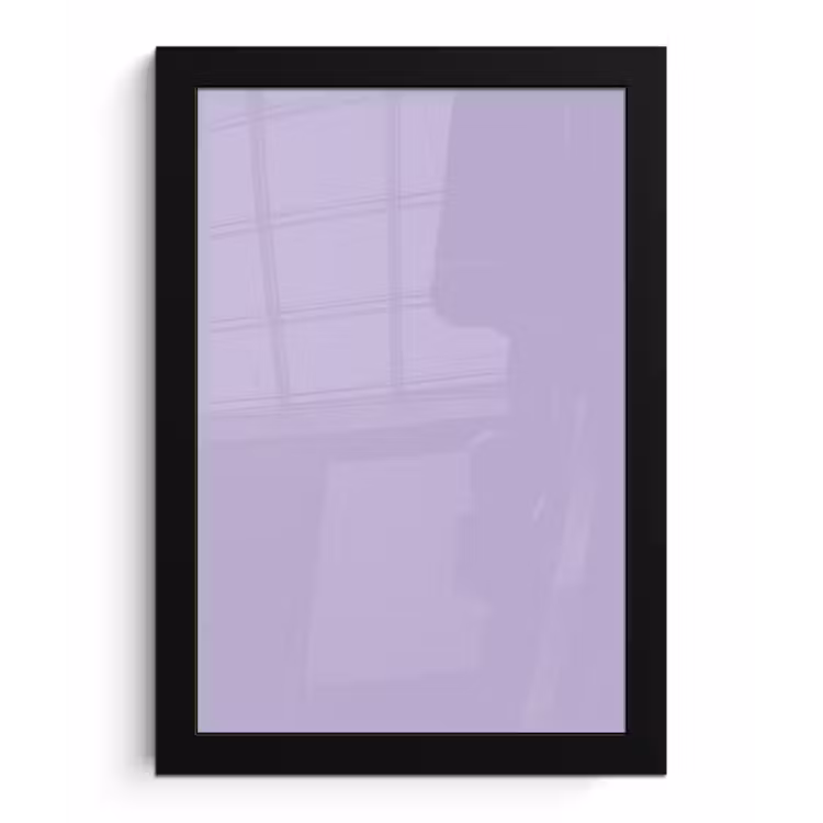 Pastel - Lilac - Paars fotolijst zwart zonder passe partout klein 224 -3d