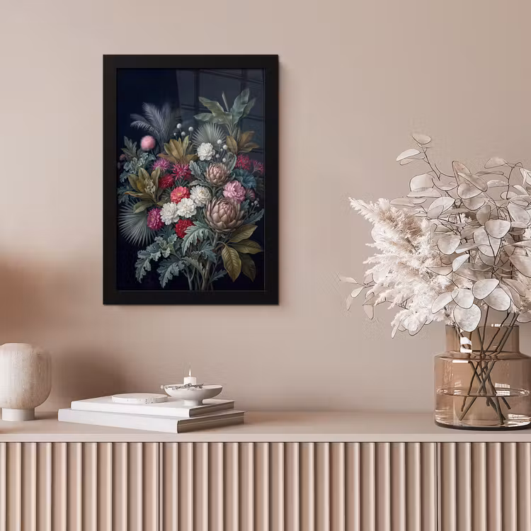 Planten - Tropisch - Botanisch - Donker - Groen fotolijst zwart zonder passe partout klein -sfeer5