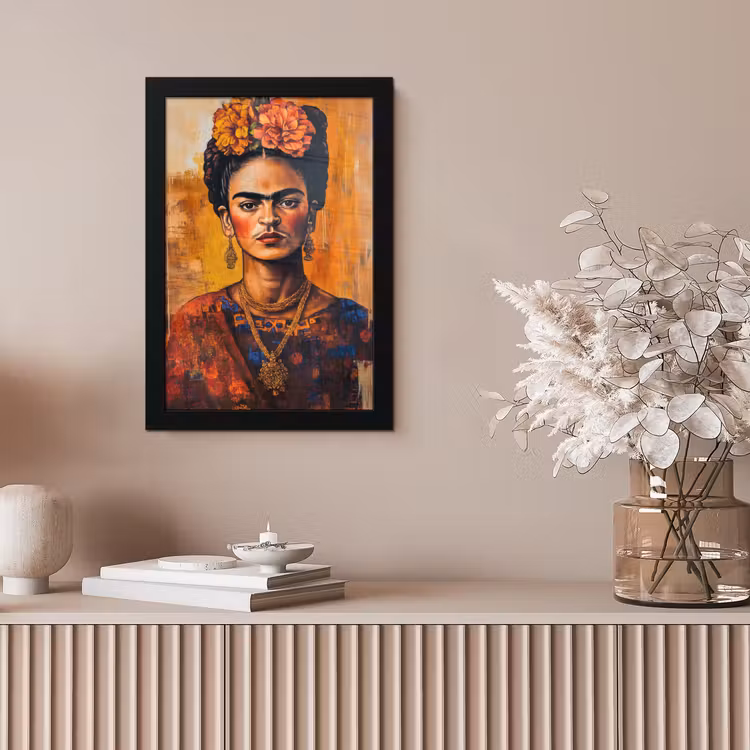 Portret - Sieraden - Schilderachtig fotolijst zwart zonder passe partout klein -sfeer5