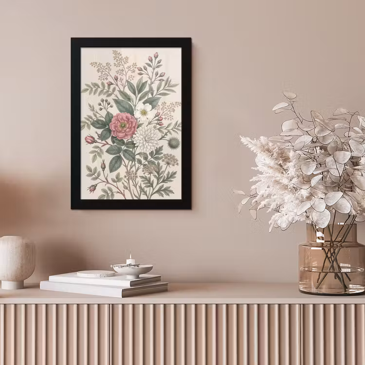 Romantisch - Design - Kleurrijk fotolijst zwart zonder passe partout klein -sfeer5