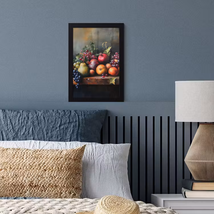 Rustiek - Stilleven - Fruit fotolijst zwart zonder passe partout klein -sfeer3
