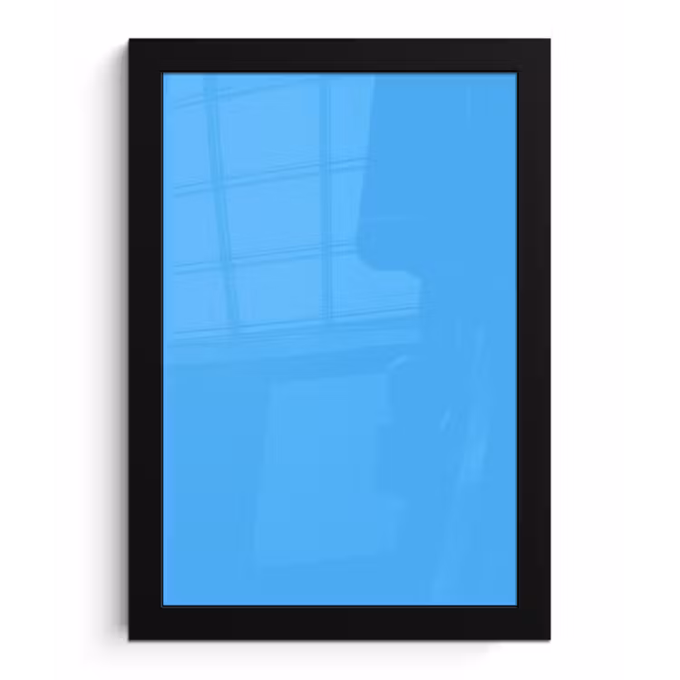 Sky - Blue - Blauw fotolijst zwart zonder passe partout klein 224 -3d