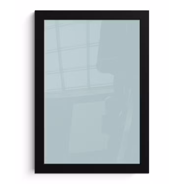 Slate - Blue - Blauw fotolijst zwart zonder passe partout klein 224 -3d