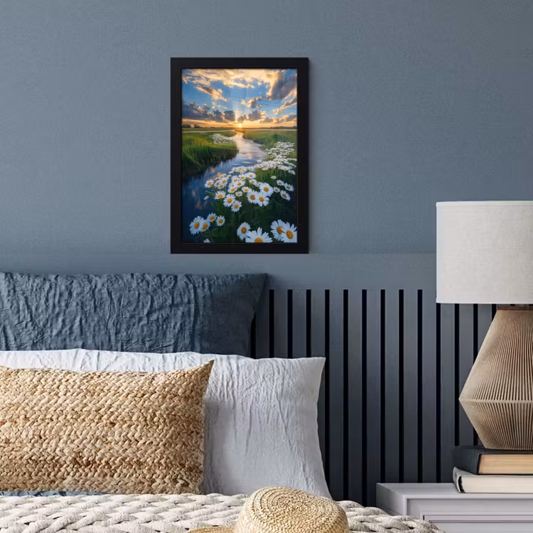 Beekje - Landschap - Margriet fotolijst zwart zonder passe partout klein -sfeer3