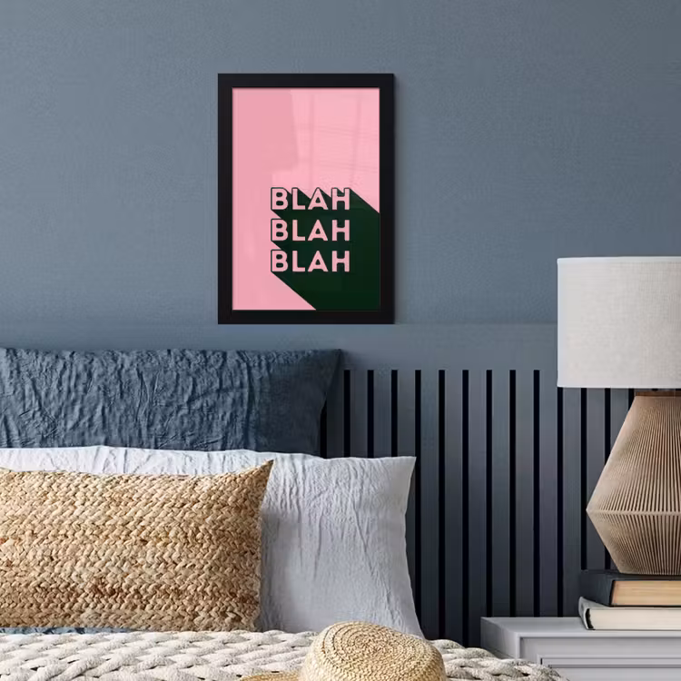 Tekst - Grafisch - Groen - Schaduw fotolijst zwart zonder passe partout klein -sfeer3