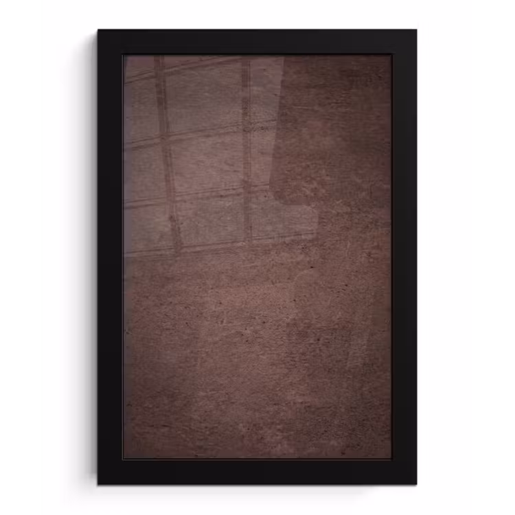 Textuur - Beton - Abstract - Donker - Bruin fotolijst zwart zonder passe partout klein -3d