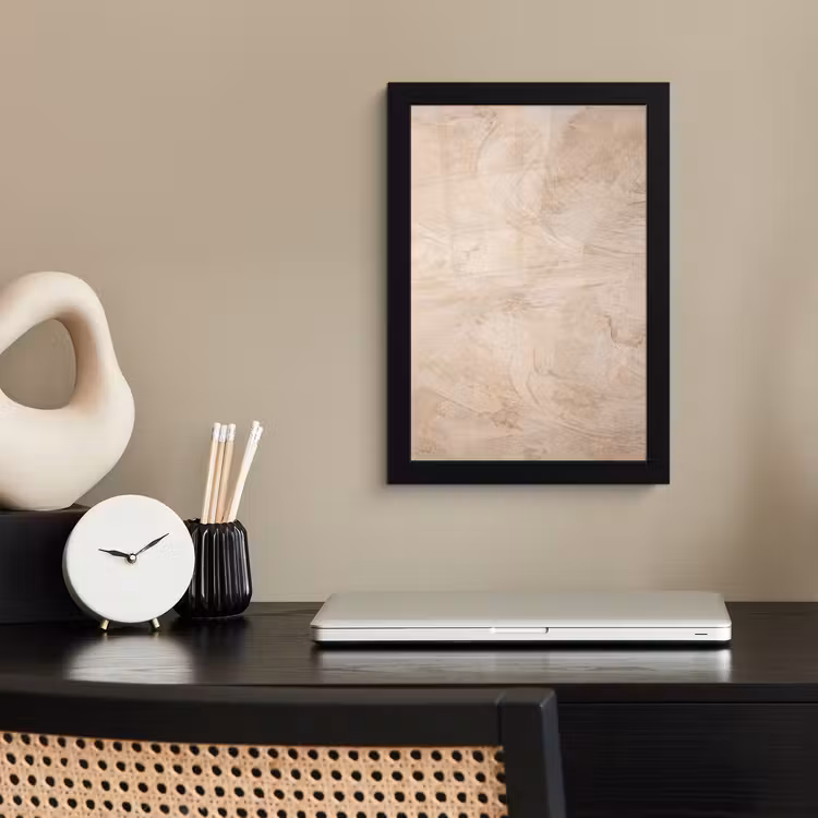 Textuur - Patroon - Abstract - Modern - Beige fotolijst zwart zonder passe partout klein -sfeer1