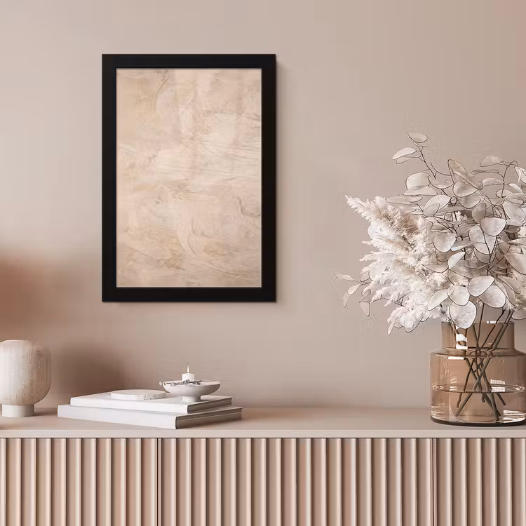 Textuur - Patroon - Abstract - Modern - Beige fotolijst zwart zonder passe partout klein -sfeer5