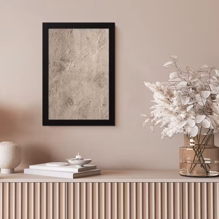 Textuur - Steen - Patroon - Rustiek - Beige fotolijst zwart zonder passe partout klein -sfeer5
