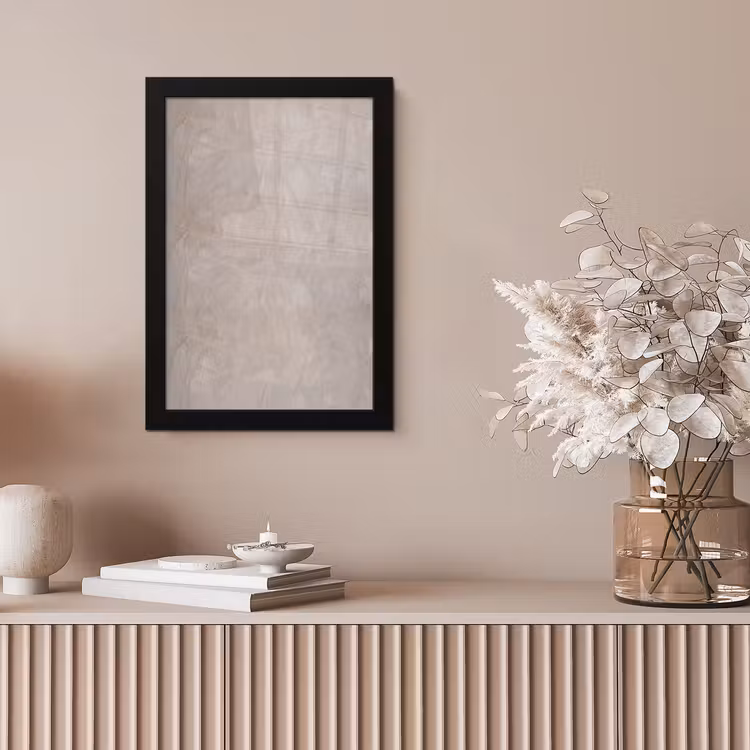 Textuur - Wand - Modern - Beige - Abstract fotolijst zwart zonder passe partout klein -sfeer5