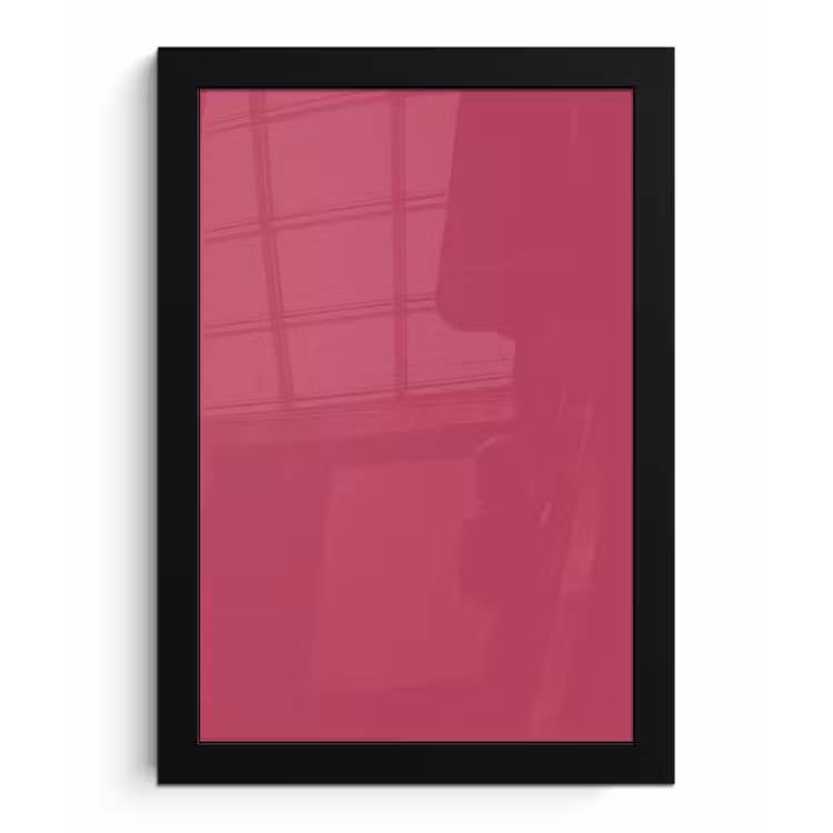 Deep - Berry - Rood fotolijst zwart zonder passe partout klein 224 -3d