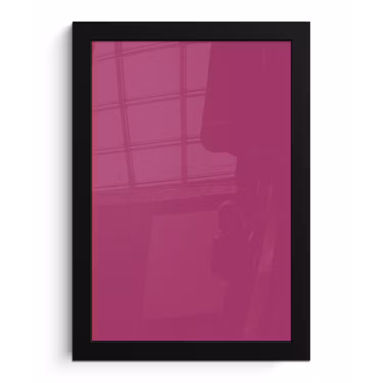 Deep - Magenta - Paars fotolijst zwart zonder passe partout klein 224 -3d