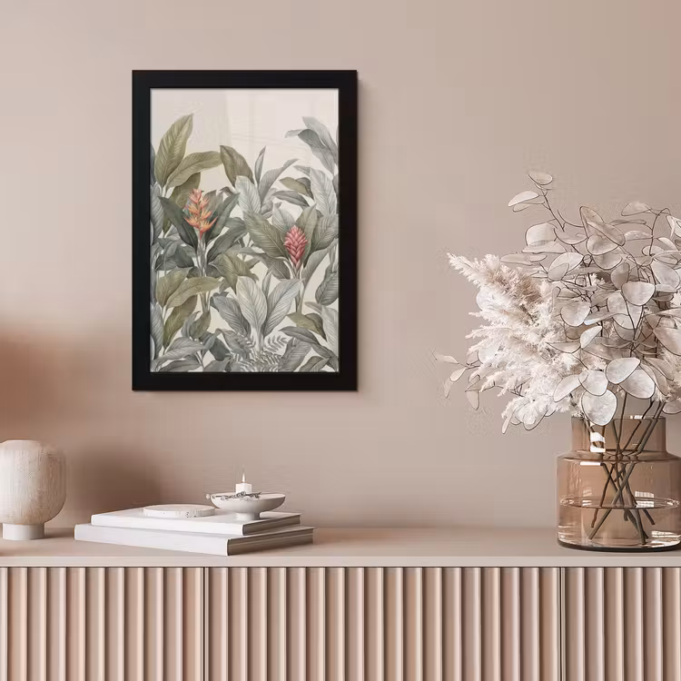 Tropisch - Planten - Modern - Groen fotolijst zwart zonder passe partout klein -sfeer5