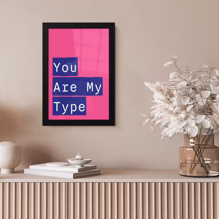 Valentijn - Tekst - Love fotolijst zwart zonder passe partout klein -sfeer5