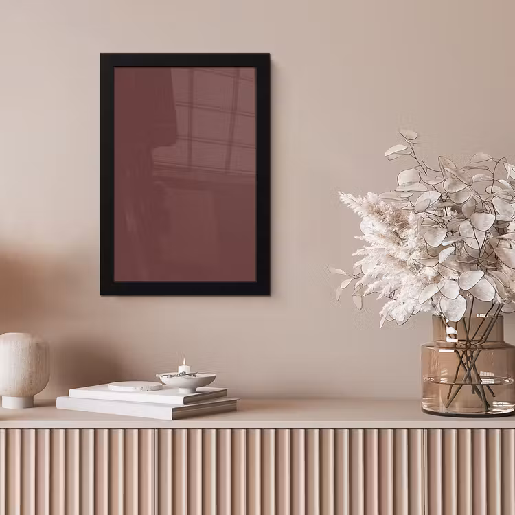 Velvet - Merlot - Rood fotolijst zwart zonder passe partout klein 224 -sfeer5