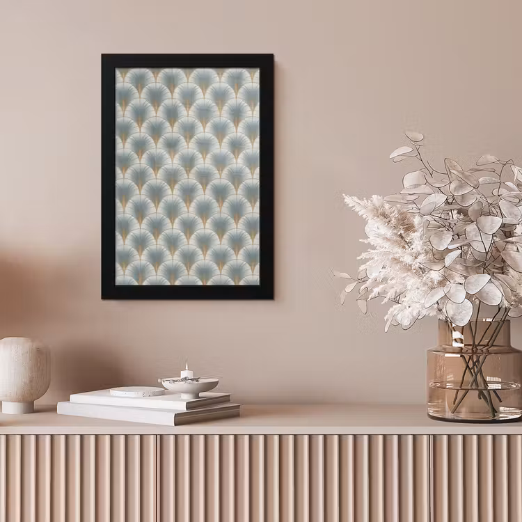 Waaier - Klassiek - Blauw fotolijst zwart zonder passe partout klein 224 -sfeer5