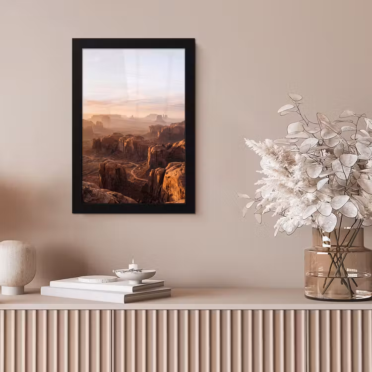Woestijn - Landschap - Natuur fotolijst zwart zonder passe partout klein -sfeer5
