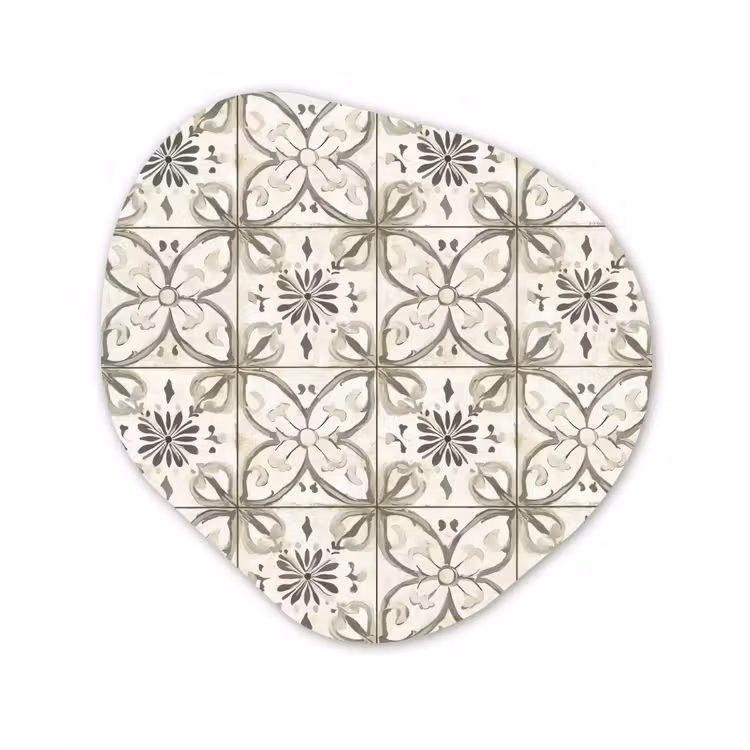 Antiek - Tegel - Beige Wandcirkel Organisch Forex 3mm klein 629 -3d