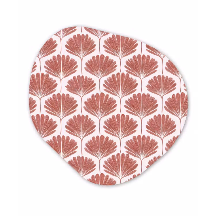 Waaier - Motief - Terra Wandcirkel Organisch Forex 3mm klein 629 -3d