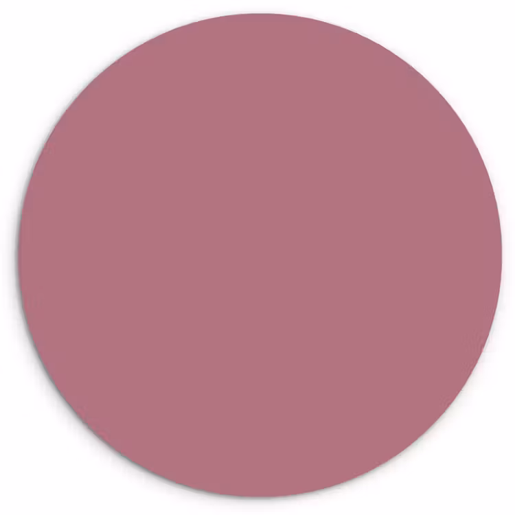 Antique - Mauve - Roze Wandcirkel kunststof plaat 5mm dik klein 188 -3d