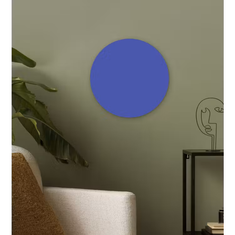 Chinese - Blue - Blauw Wandcirkel kunststof plaat 5mm dik klein 188 -sfeer3