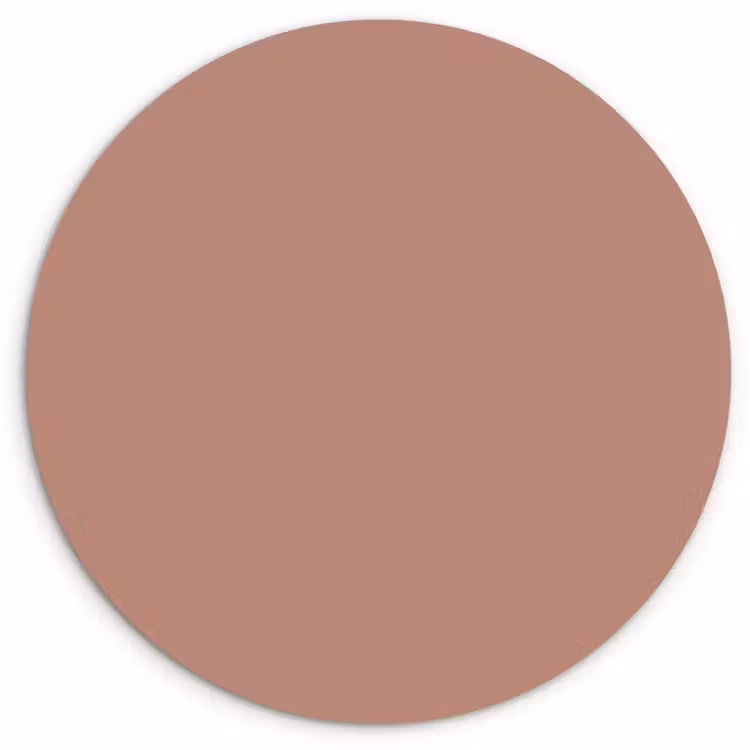 Earthy - Blusher - Roze Wandcirkel kunststof plaat 5mm dik klein 188 -3d