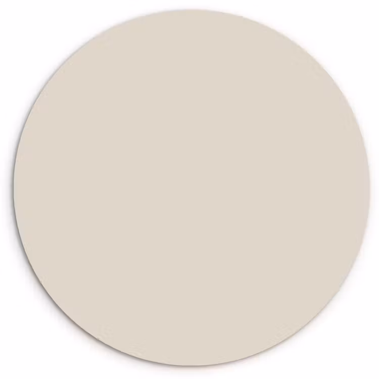 Fresh - Linen - Nude Wandcirkel kunststof plaat 5mm dik klein 188 -3d