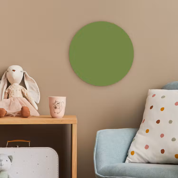 Moss - Green - Groen Wandcirkel kunststof plaat 5mm dik klein 188 -tsfeer1_kind