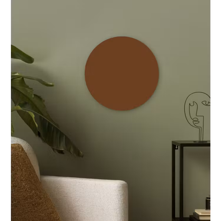 Rich - Espresso - Bruin Wandcirkel kunststof plaat 5mm dik klein 188 -sfeer3