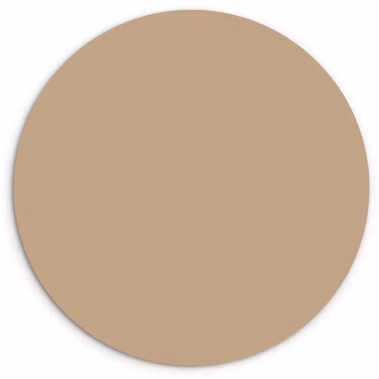 Soft - Taupe - Bruin Wandcirkel kunststof plaat 5mm dik klein 188 -3d