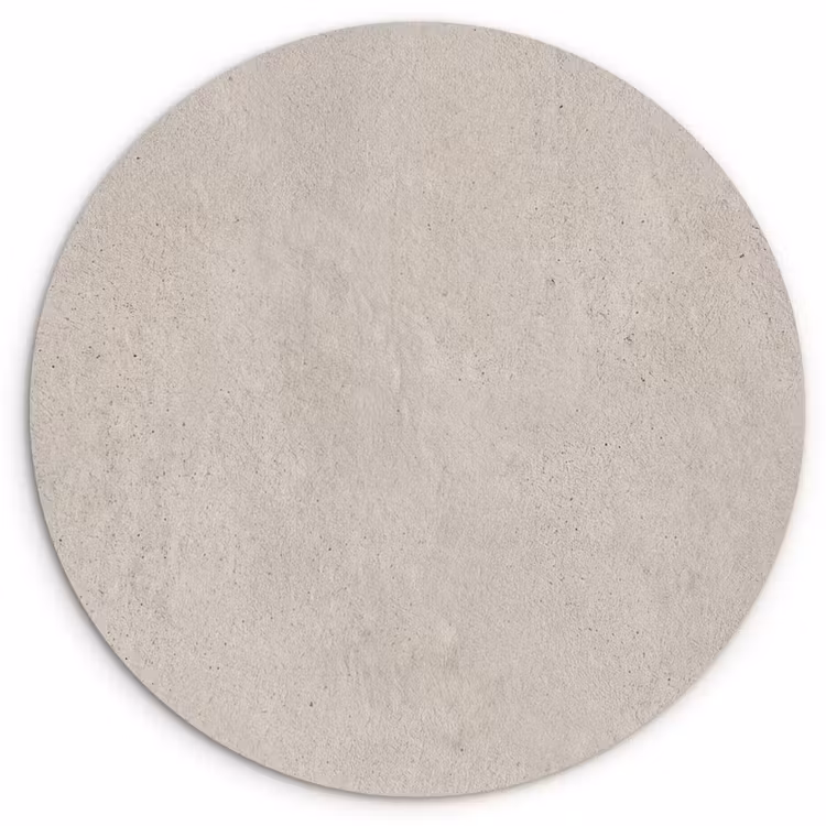 Textuur - Effen - Abstract - Beige Wandcirkel kunststof plaat 5mm dik klein -3d