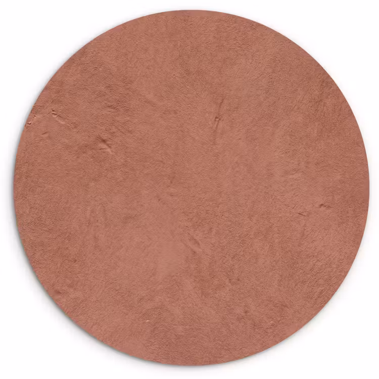 Textuur - Roodbruin - Grof - Modern Wandcirkel kunststof plaat 5mm dik klein -3d