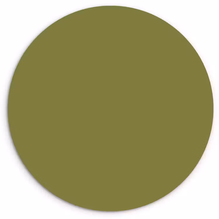 Juniper - Groen - Organisch Wandcirkel kunststof plaat 5mm dik klein 188 -3d