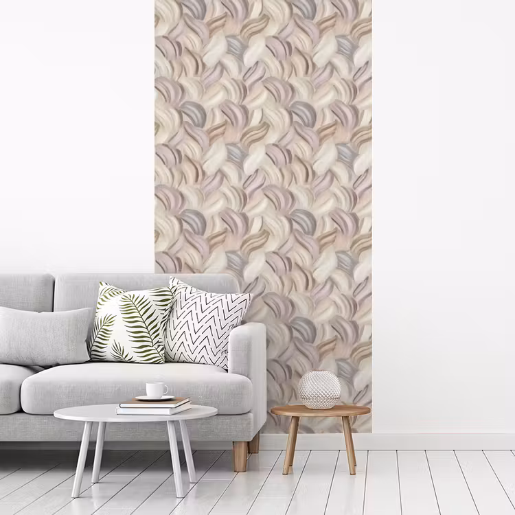 Abstract - Golvend - Pastel fotobehang vinyl groot 64 -woonkamer