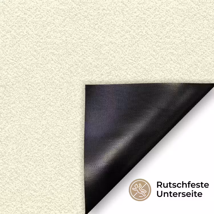 100% that bitch - Blauw - Wit Deurmat klein -antislip_DE
