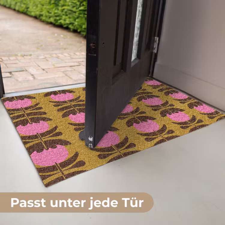 Abstract - Bloemen - Roze Deurmat klein 898 -USP_DE