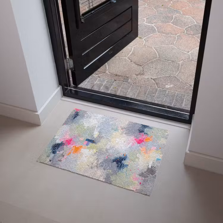 Fußmatte - Abstrakt – Farbenfroh – Modern – Kunst - Abstract - Kleurrijk - Modern - Kunst Deurmat klein