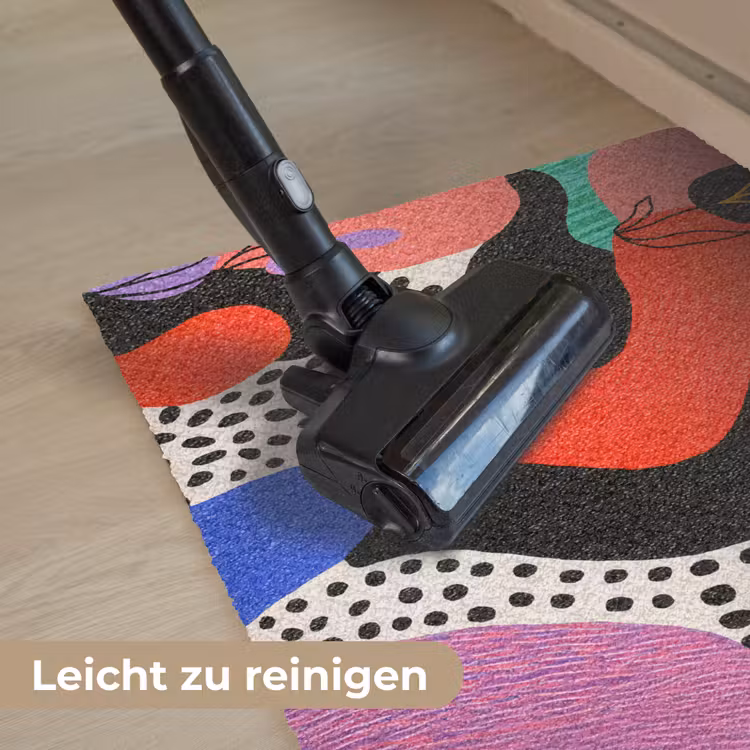 Abstract - Vormen - Kleuren - Stippen Deurmat klein -reinigen_DE